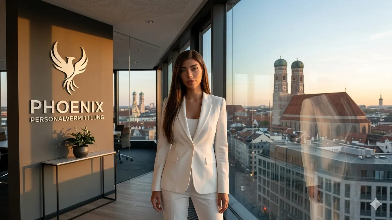 München bei Abendlicht – Standort von Phoenix Personal